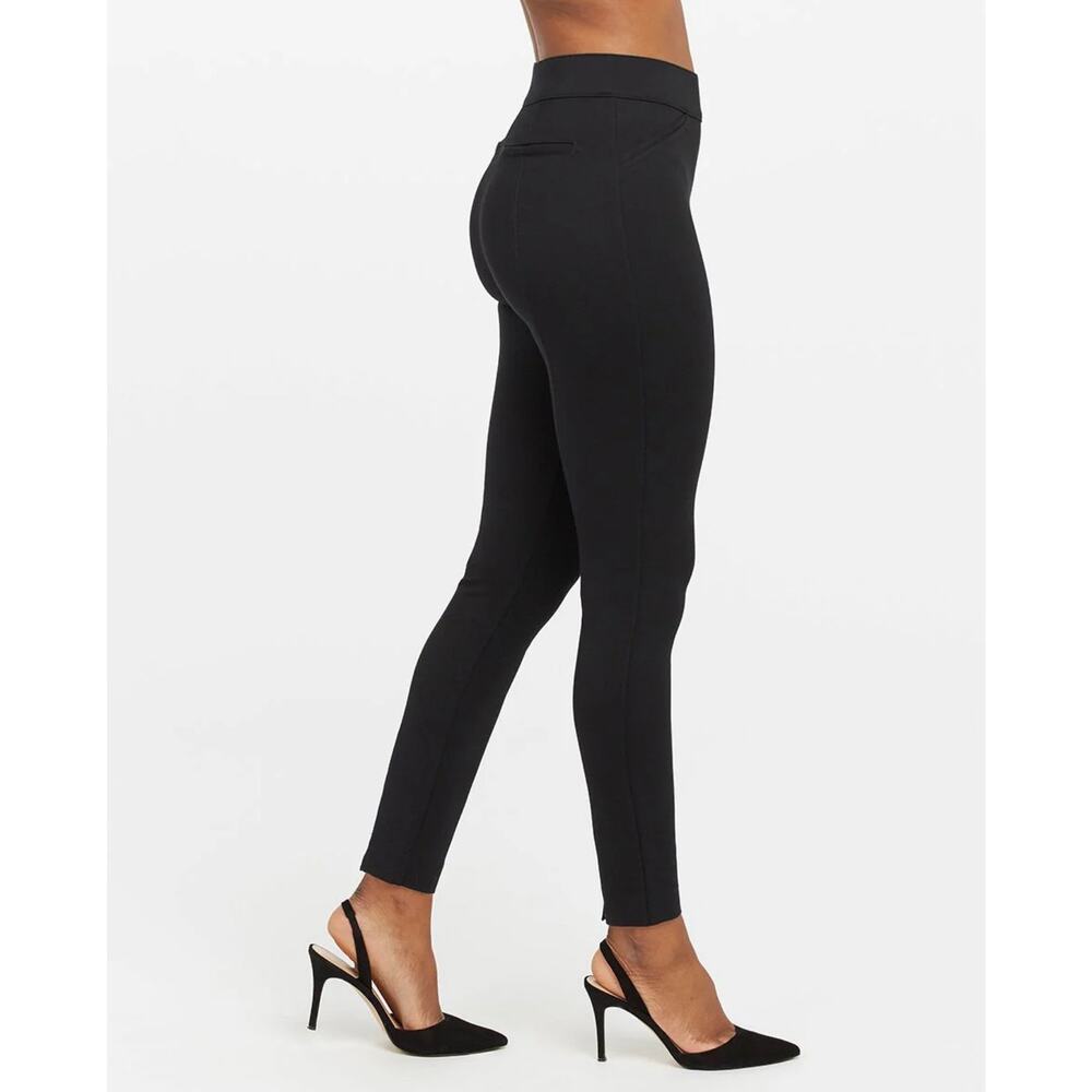New Spanx Women's Black Pull-On Backseam Skinny Ankle Pants Size XLP
